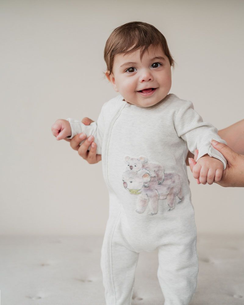 Bailey Koala LS ZIP Onesie