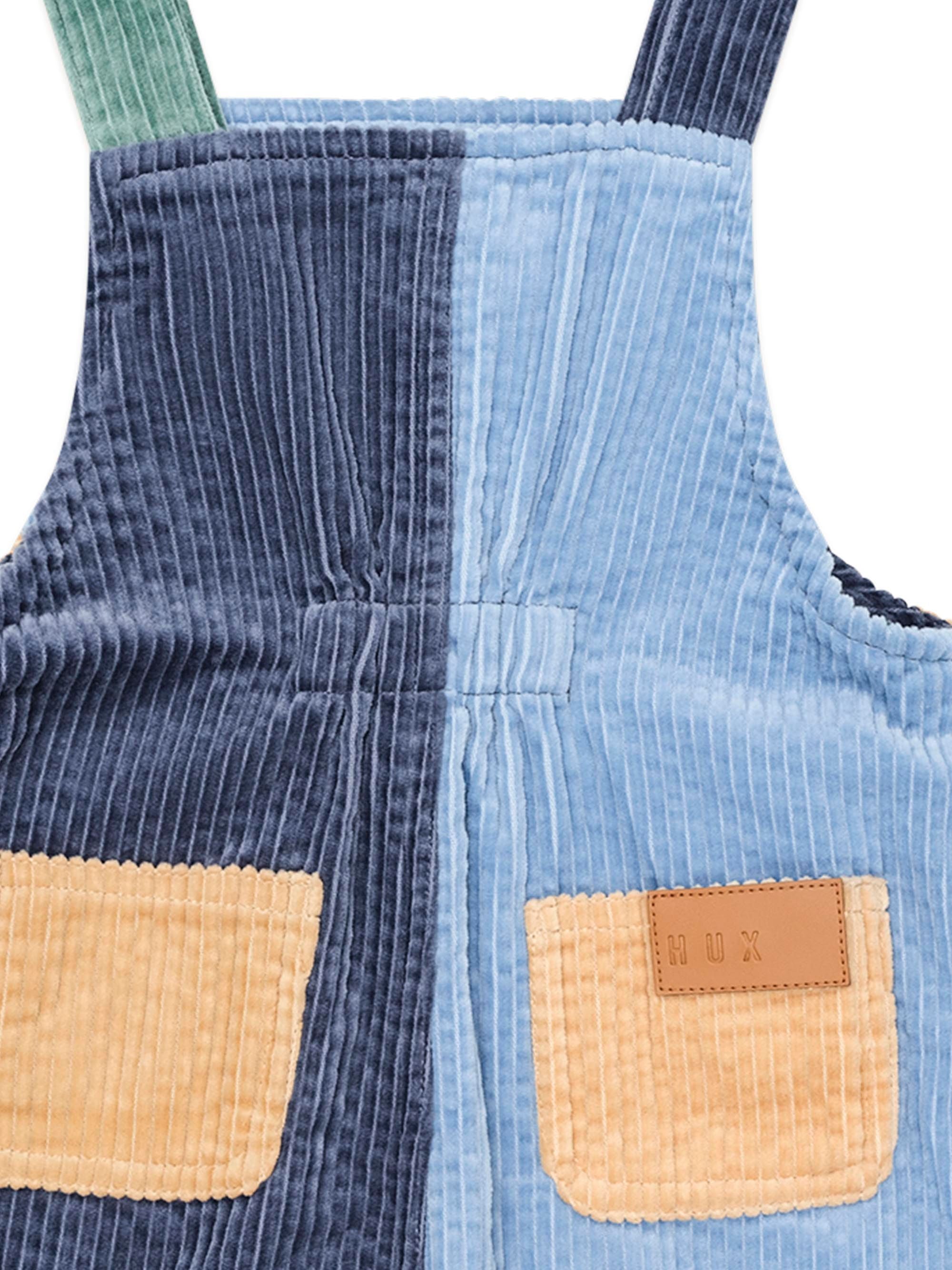 Midnight Cord Overalls