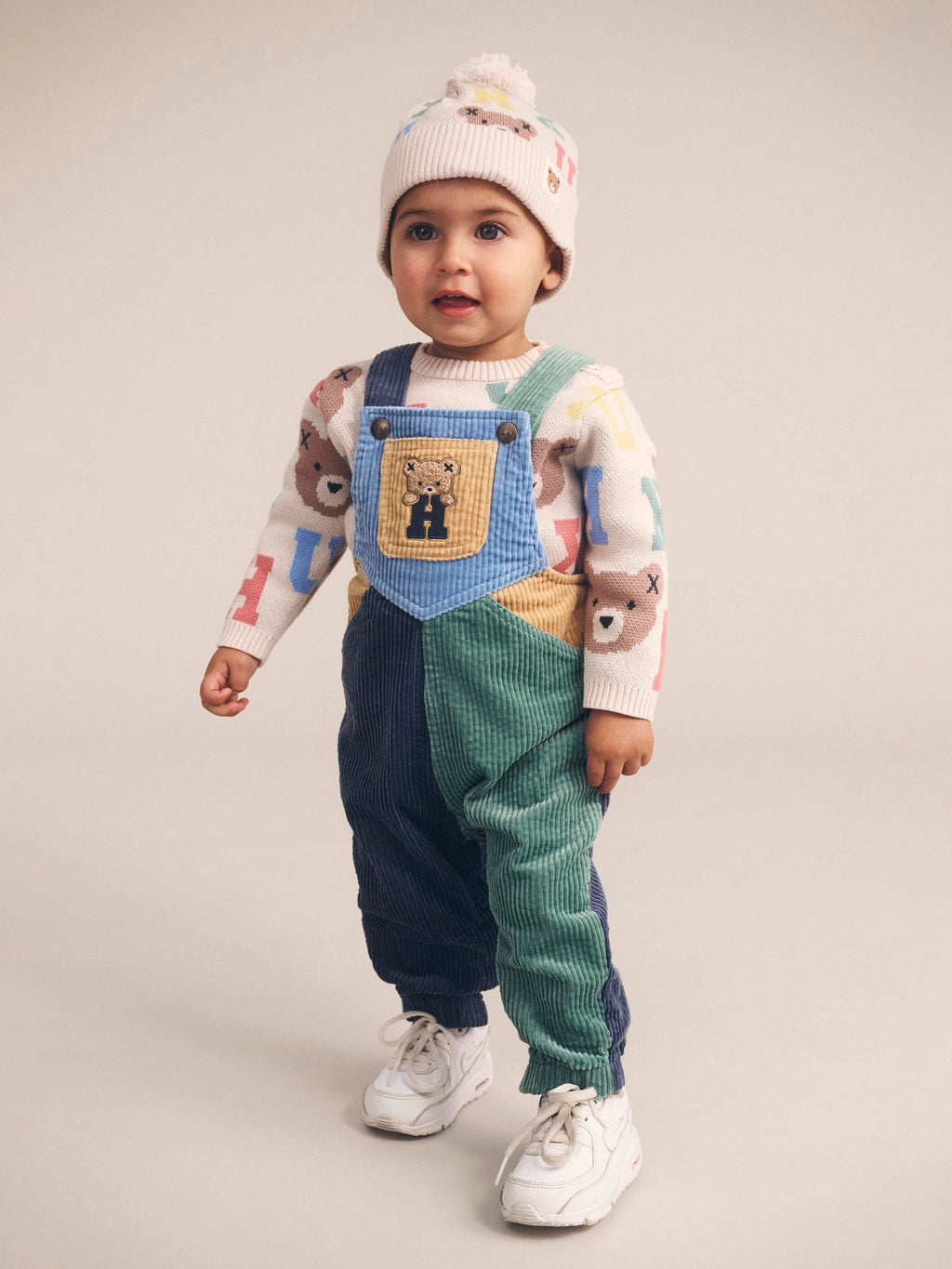 Midnight Cord Overalls