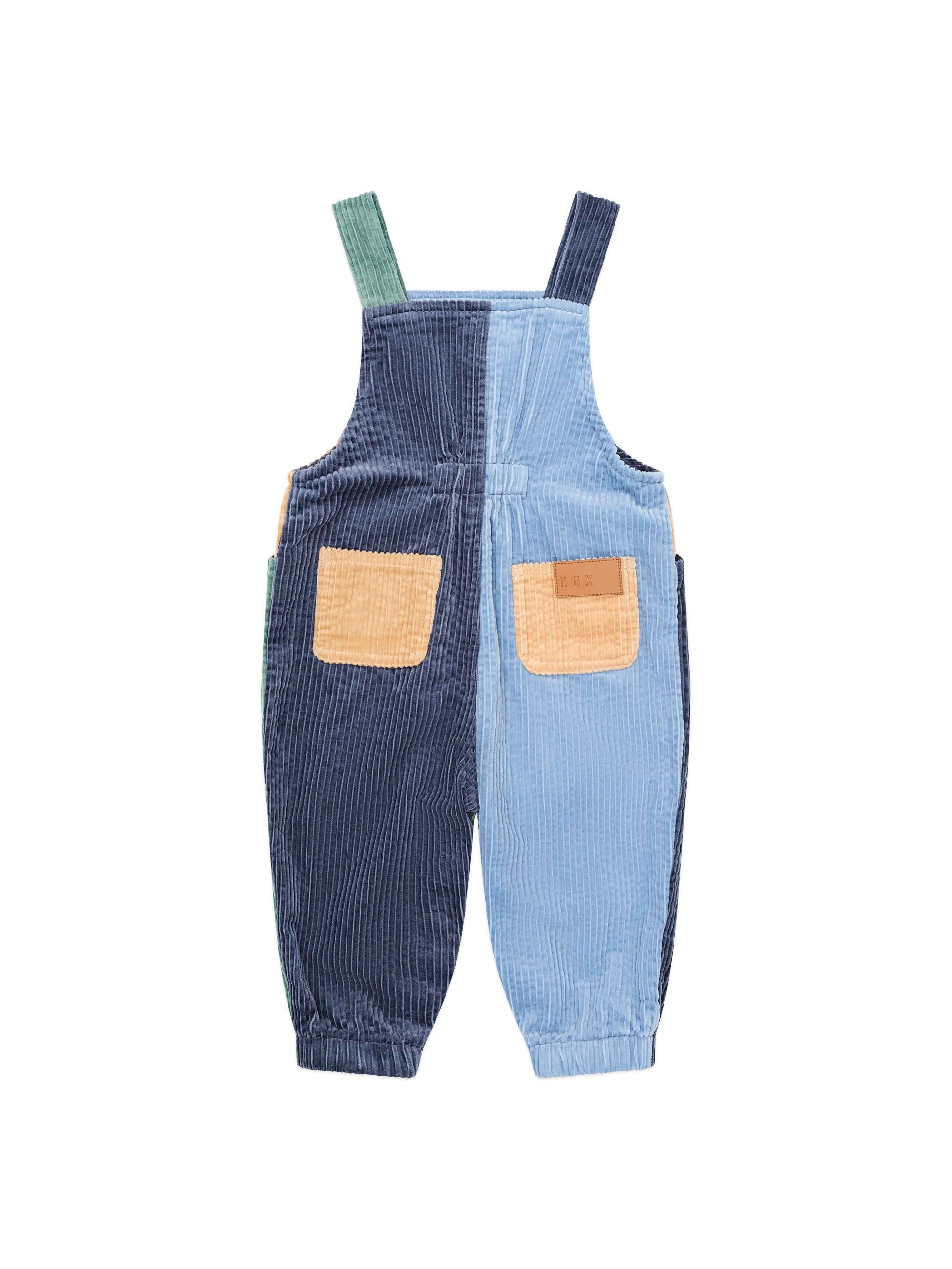 Midnight Cord Overalls